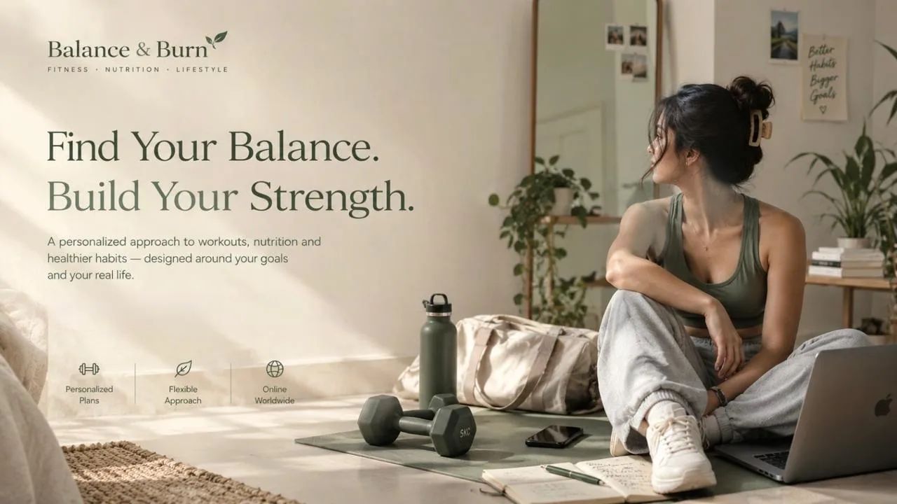 Balance & Burn Banner